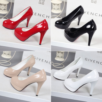 Patent Leather Water proof High Heel